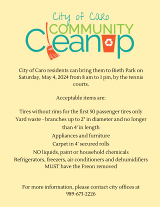 Spring Clean Day - May 4, 2024 at Bieth Park